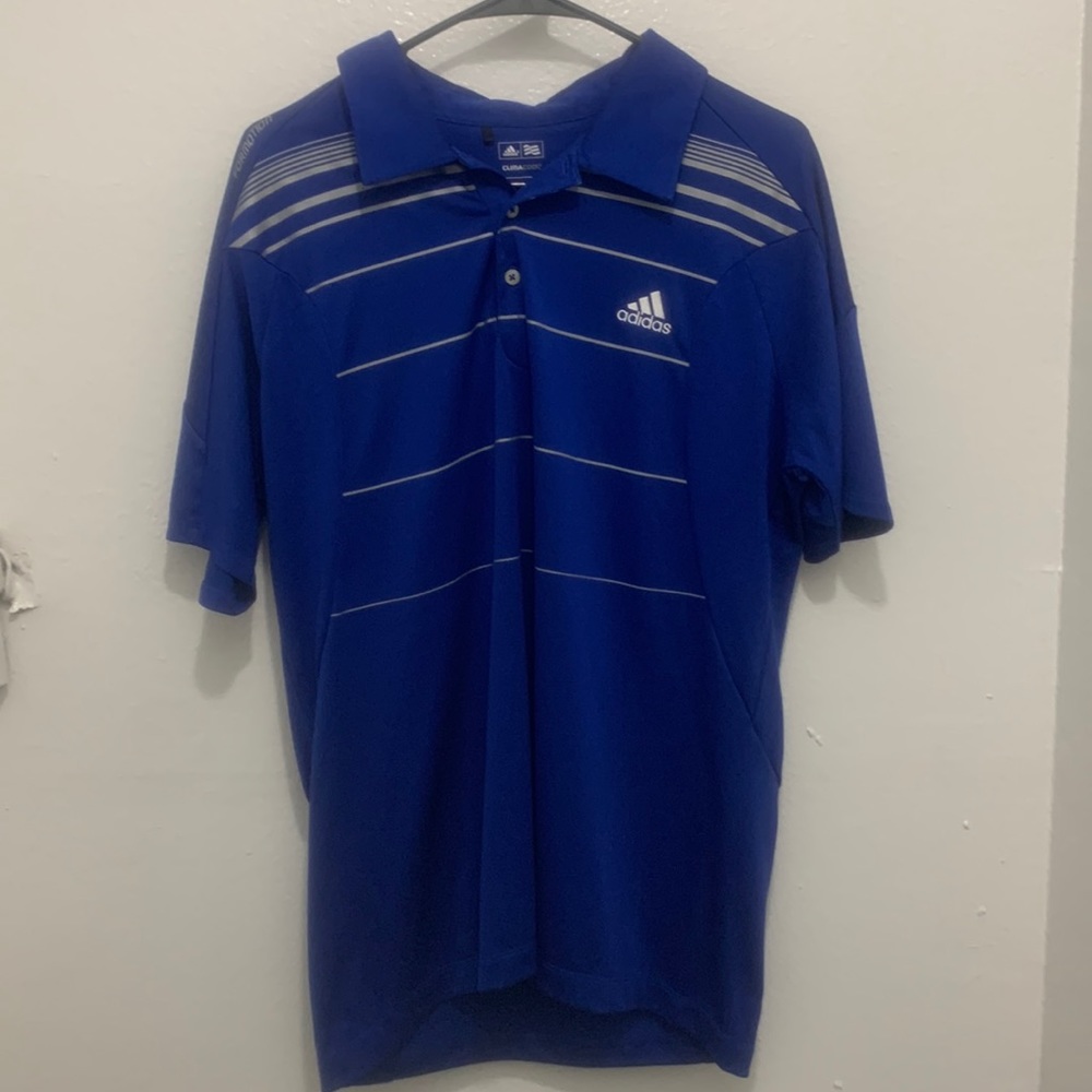 Clima Cool adidas mens golf shirt. Breathable and light weight. Size M